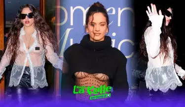 Rosala luce un look atrevido en 'Los ngeles'.