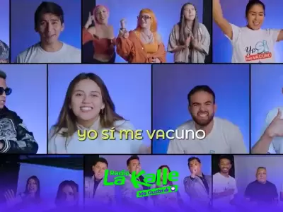 Amy Gutirrez, JP El Chamaco, Csar BK, Handa en "Yo S Me Vacuno".
