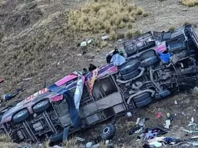 Accidente de bus interprovincial en Ayacucho