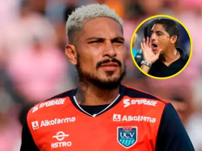 Paolo Guerrero y su discusin con Chicho Salas