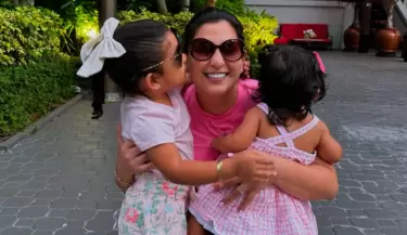 Ana Siucho celebra su cumpleaos con emotivas fotos de sus hijas