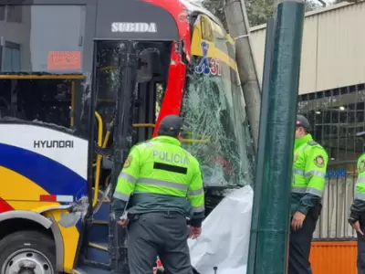 Accidente en la av. Brasil deja un muerto y 31 heridos