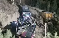 Accidente en Fiestas Patrias! Bus interprovincial se despista y deja 7 heridos graves en Arequipa