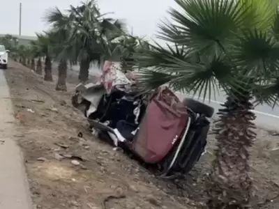 Accidente en la Panamericana Norte