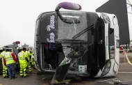 Tragedia en Lurn! Accidente de bus de transporte en la Panamericana Sur deja 4 muertos y 22 heridos