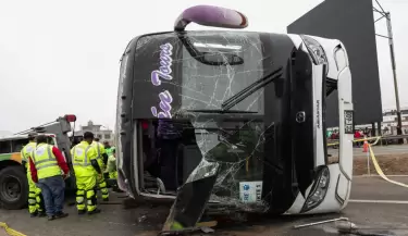 Accidente de bus en Lurn