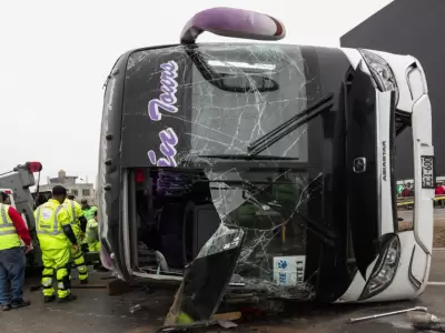 Accidente de bus en Lurn