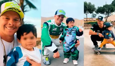 Mario Hart saluda a su hijo por sus dos aos y conmueve en redes