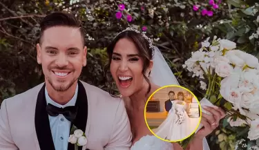 Melissa Paredes se defiende y ataca el vestido de novia de Magaly Medina.