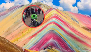 Comuneros se pelean por el acceso a la Montaa de 7 Colores