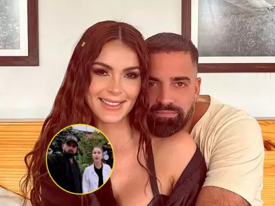 Laura Spoya recibe original sorpresa de su esposo en plena va pblica.