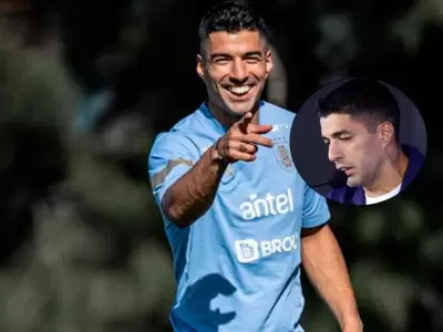 Luis Surez se despide de la seleccin uruguaya