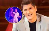 Cantaron juntos! Eddy Herrera qued sorprendido con el talento de una fan que subi al escenario