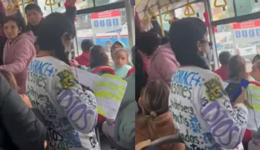 Fantica religiosa es abucheada en el Metropolitano