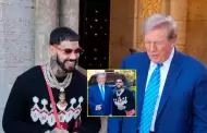 Anuel AA visit la casa de Donald Trump y causa polmica con singular pedido: "Me impresion"