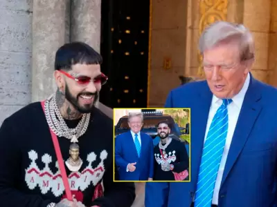 Anuel AA desata debate tras apoyar a Donald Trump.