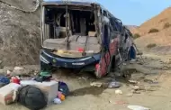 Tragedia en Piura: Bus de transporte interprovincial sufri terrible accidente y deja 3 muertos