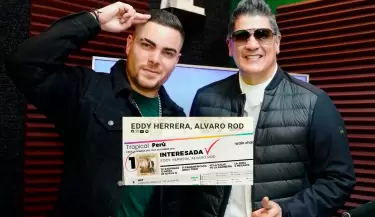 lvaro Rod agradecido por el xito de 'Interesada' junto a Eddy Herrera