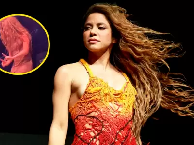 Shakira pasa incmodo momento