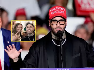 El inesperado apoyo de Nicky Jam a Donald Trump y la reaccin de Man.