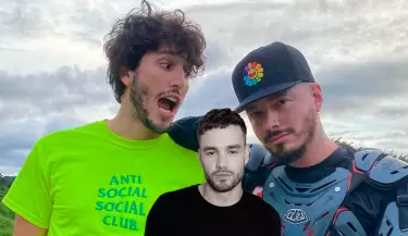 J Balvin y Sebastin Yatra expresan sus condolencias por la muerte de Liam Payne.