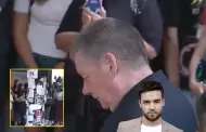 Padre de Liam Payne se quiebra frente al altar que hicieron a su hijo en las puertas del hotel donde falleci